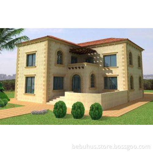 2 Story Light Steel Frame Houses , Prefab Building For Hous